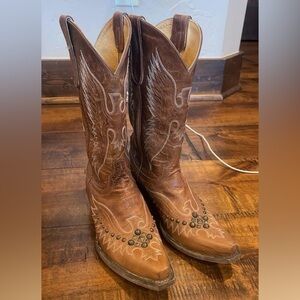 Idyllwind Trouble Brown Western Cowboy Boots
